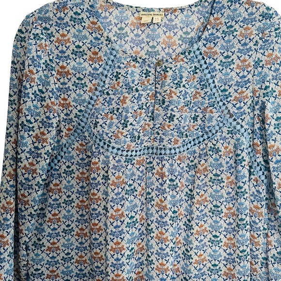 HOLDING HORSES ANTHROPOLOGIE BETONY FLORAL SWING DRESS SIZE 8 - Picture 8 of 15